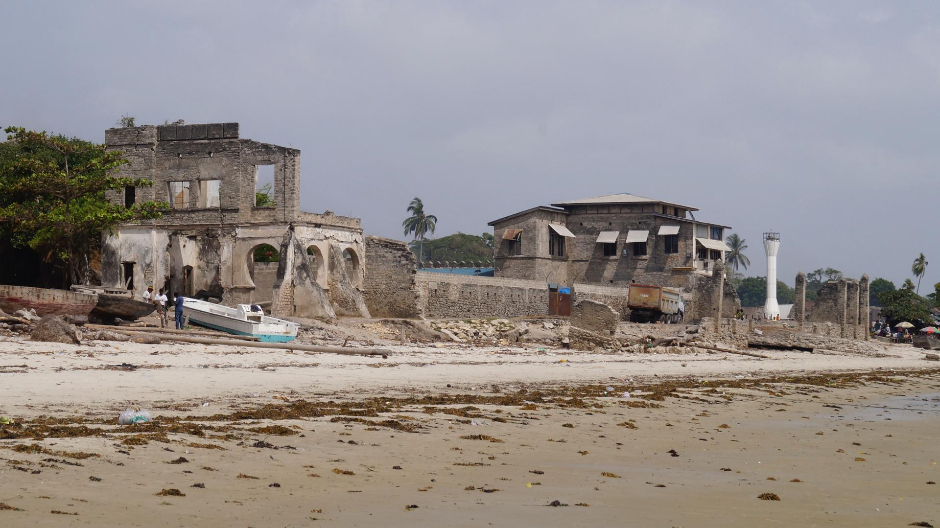 old slave market in Bagamoyo